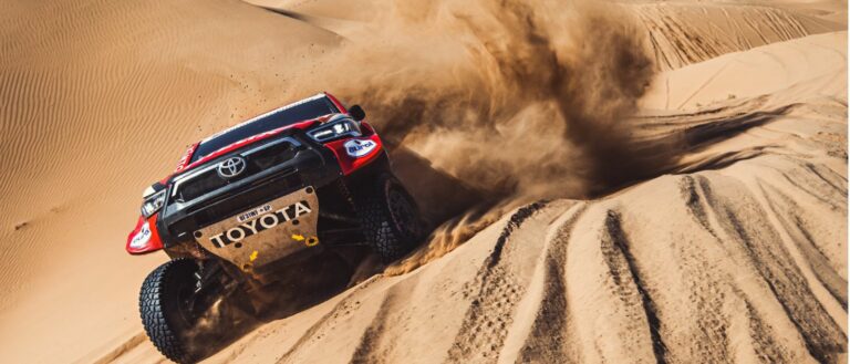 Read more about the article SECOND OVERALL AS TOYOTA GAZOO RACING FIGHTS TO THE END OF DAKAR 2021