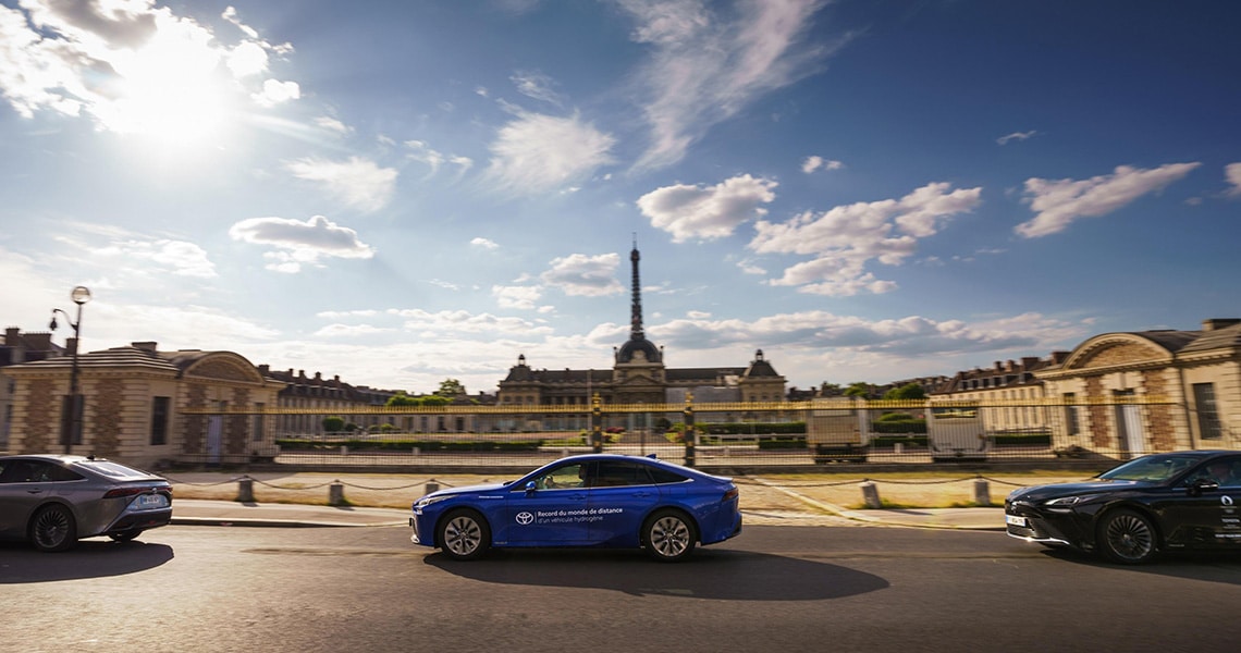 The collaboration between Toyota and Energy Observer for the Mirai driving challenge