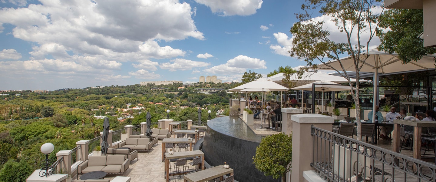 Restaurants with a view - Flames at Four Seasons Hotel The Westcliff, Johannesburg 
