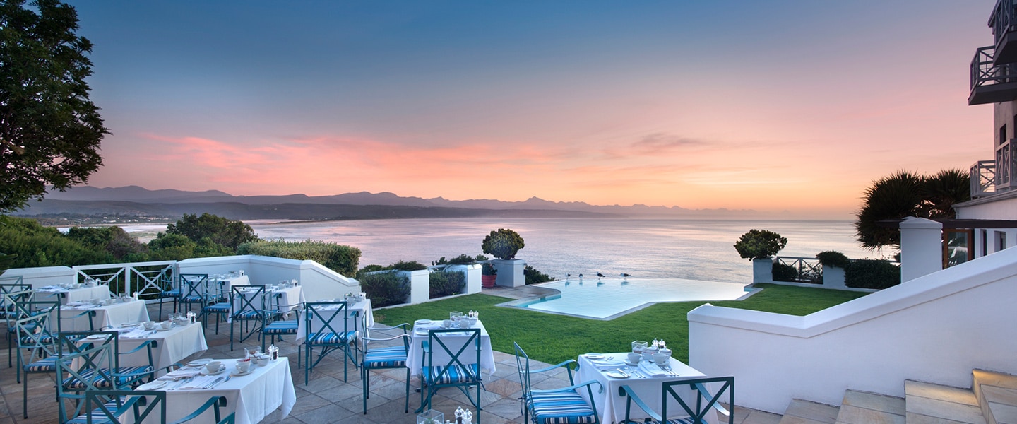 Restaurants with a view -  The Restaurant at The Plettenberg, Plettenberg Bay 