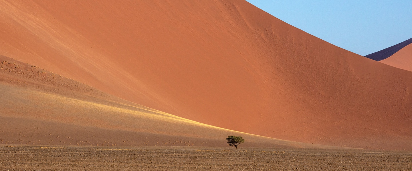 Namibia road trip - Dunes in the Namib Naukluft Park in the Tsauchab Valley, en route from Sesriem to the Deadvlei. PHOTO - Xenia Ivanoff-Erb 