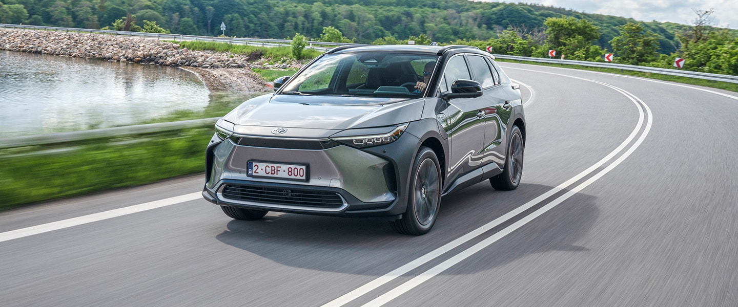 With the bZ4X, road noise is minimal