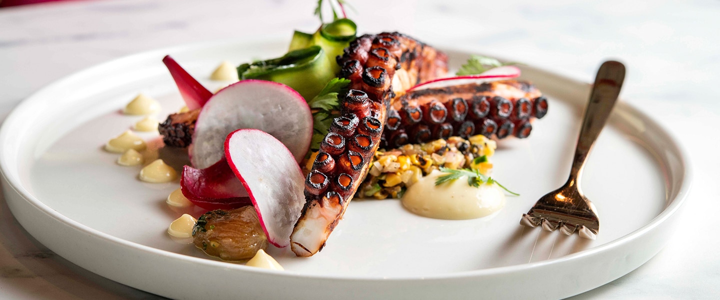 Food is an art form at Eclipses Restaurant as Head Chef Ken Phuduhudu works his special kind of magic on each dish