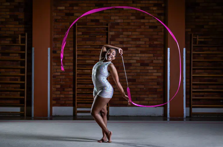 Read more about the article Twirls and Triumphs: Rhythmic Gymnast Khethelo’s Inspiring Journey