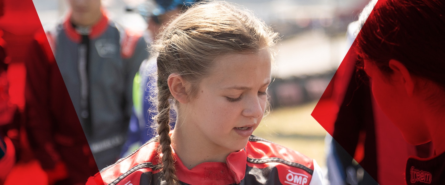 Emma Rose Dowling (12) is the only girl on the Toyota GR Junior Academy ...