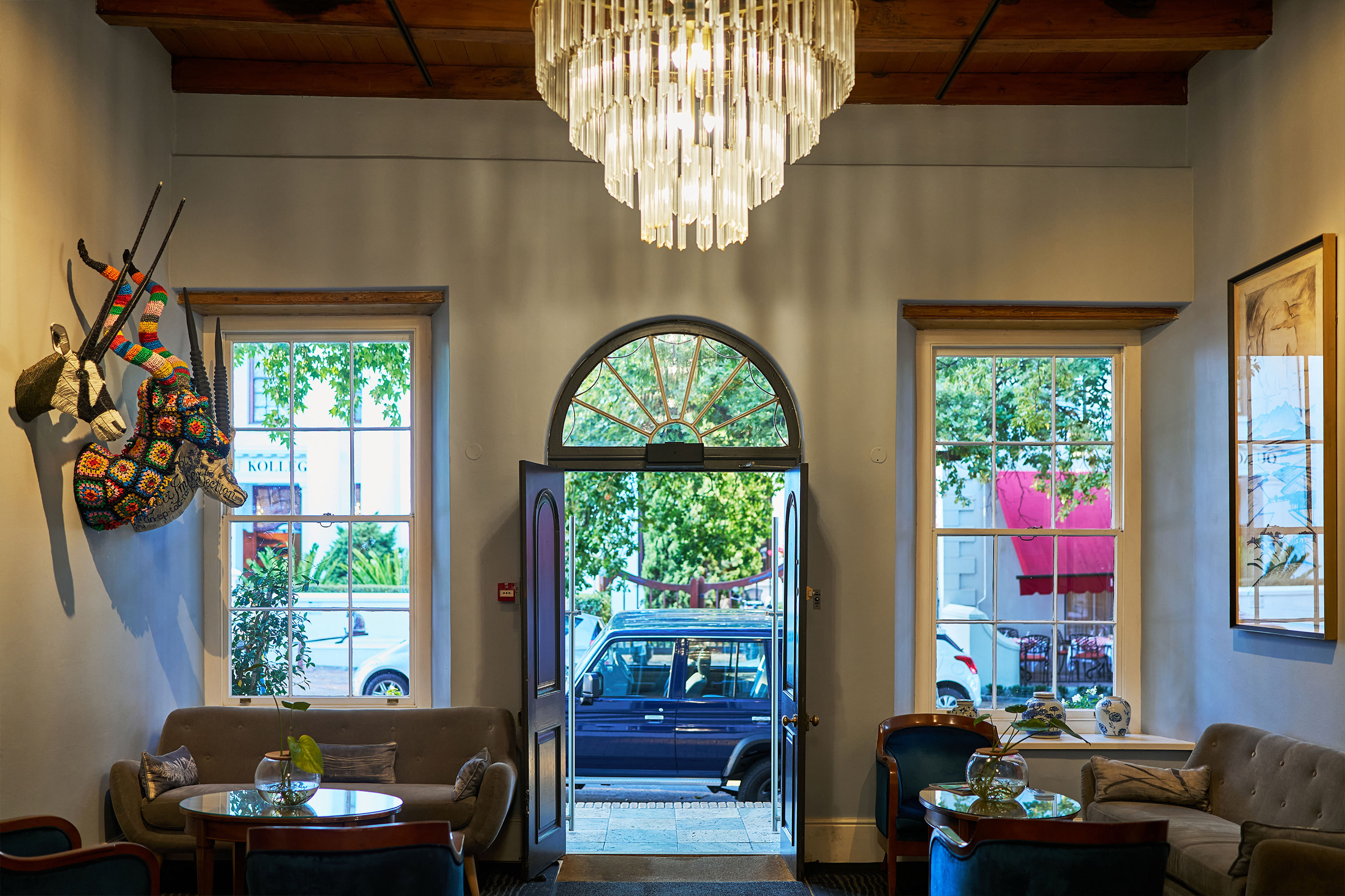 The interior of the Oude Werf Hotel, Stellenbosch