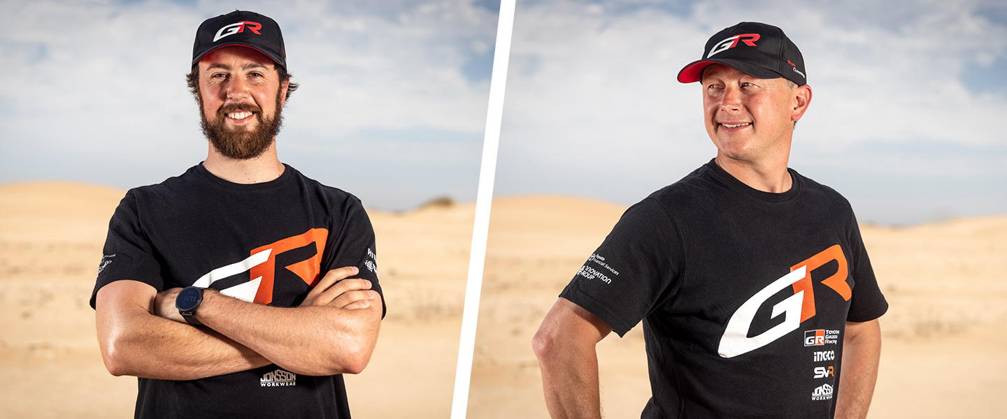 Left: Henk Lategan, Right: Brett Cummings of TOYOTA GAZOO Racing South Africa