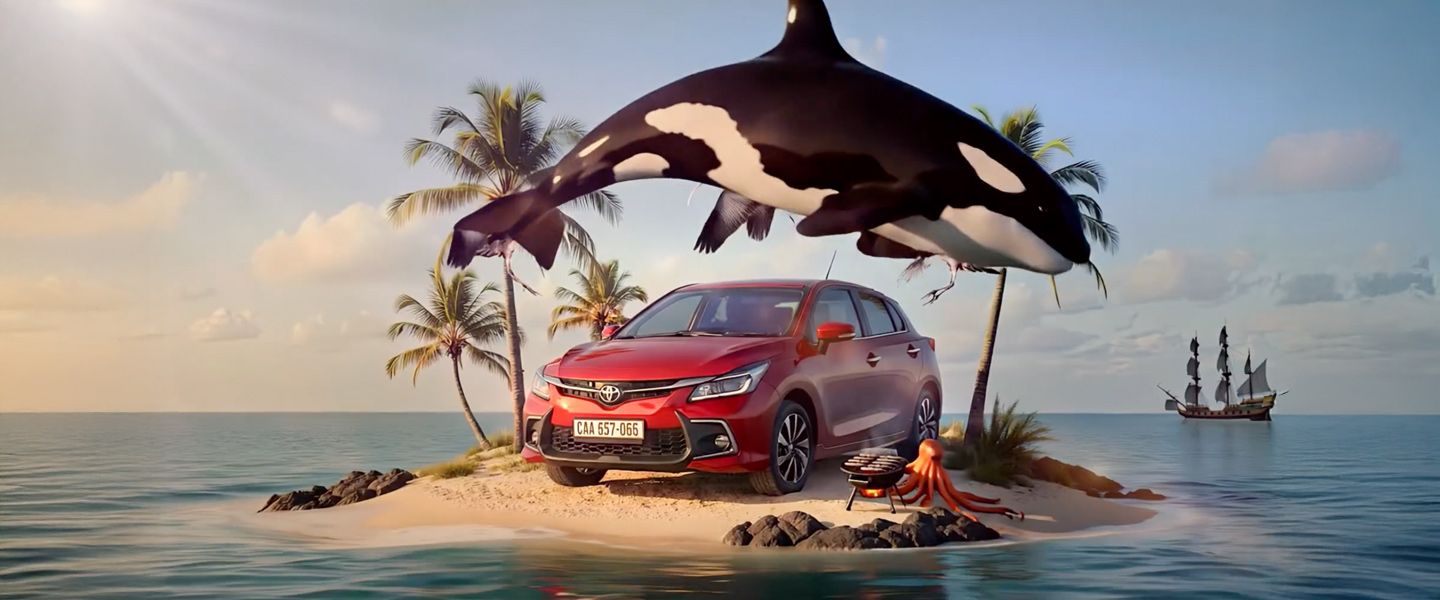 The Toyota Starlet TVC used AI its its storytelling
