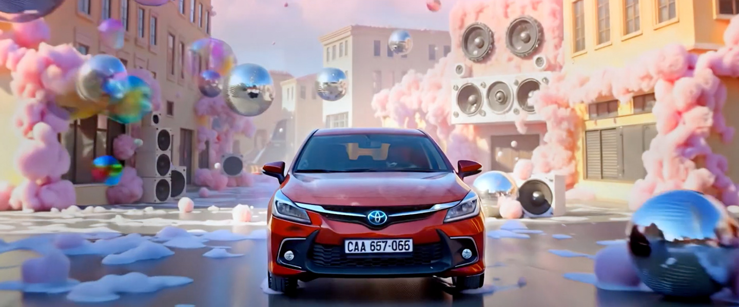 The Toyota Starlet TVC used AI in its execution